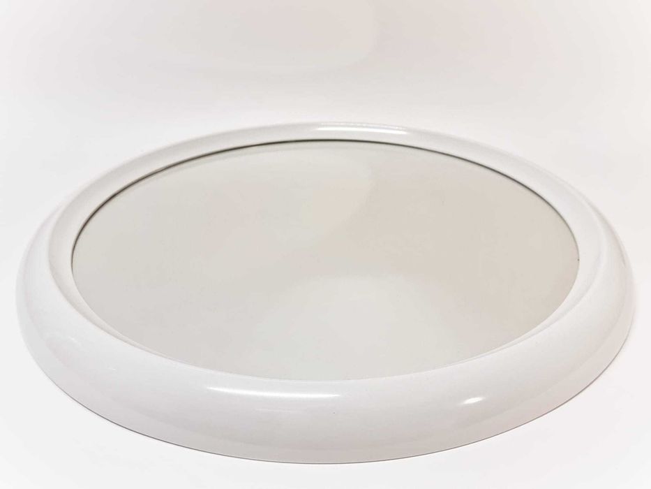 Espelho branco redondo 60cm