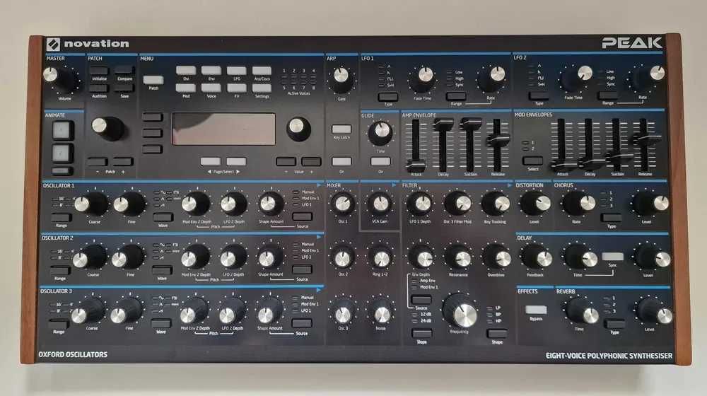 Novation Peak Syntezator Polifoniczny Stan BDB + decksaver
