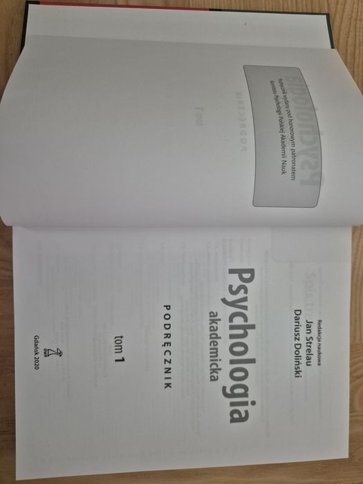 Psychologia akademicka. Podręcznik. Tom 1. Jan Strelau, Dariusz Doliński