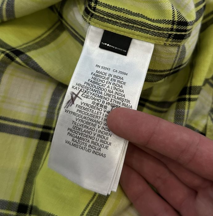Diesel Flanel Plaid Shirt Дизель рубашка фланелевая вышитое лого