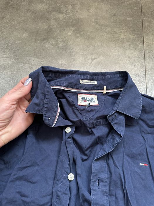 Koszulka Tommy Hilfiger L koszula granatowa