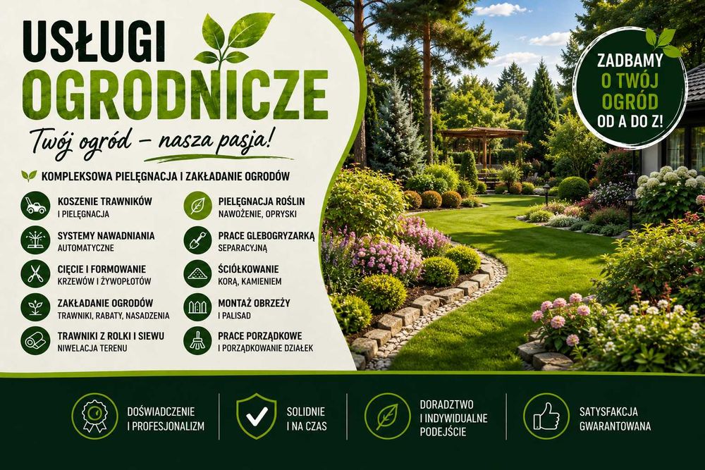 Usługi Ogrodnicze – Kompleksowe Zakładanie Ogrodów