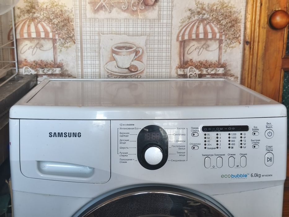 Стиральная машина samsung
WF1602W5K