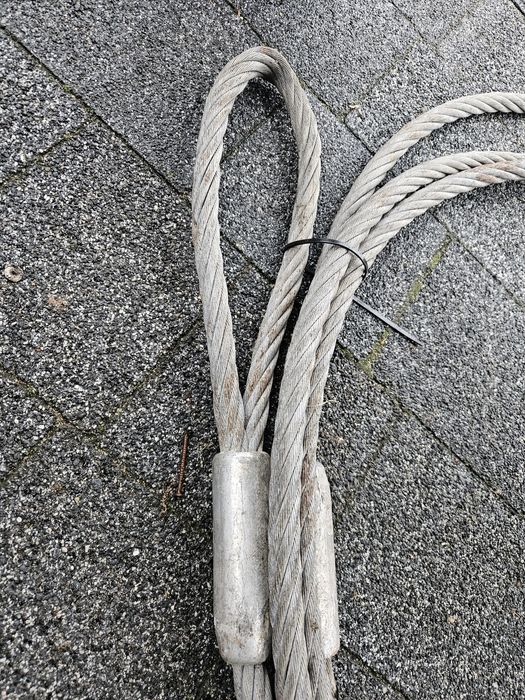 Lina stalowa holownicza 20mm 8 metrów