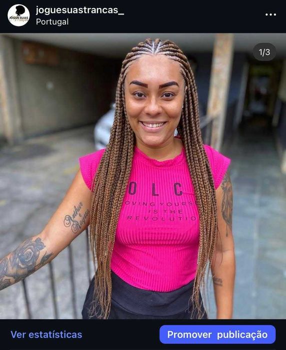 Tranças africanas, nagô, box braids