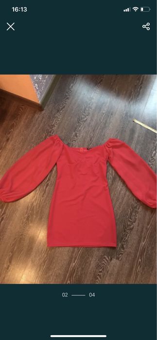 Червона сукня. Красное платье