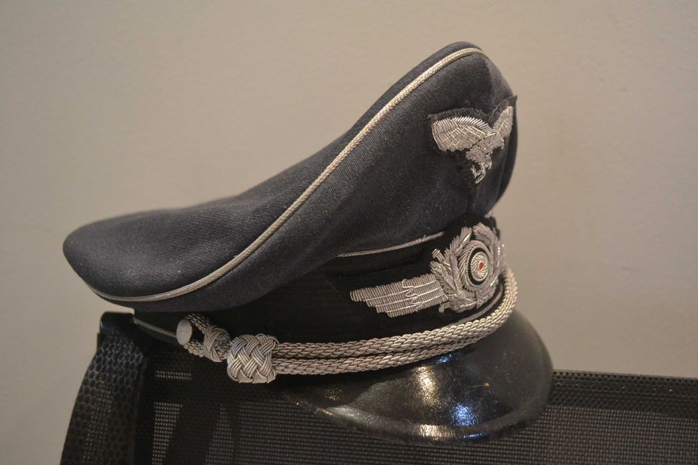 Orzeł Adler Luftwaffe czapka niemiecka oficer Lotnik III Rzeszy