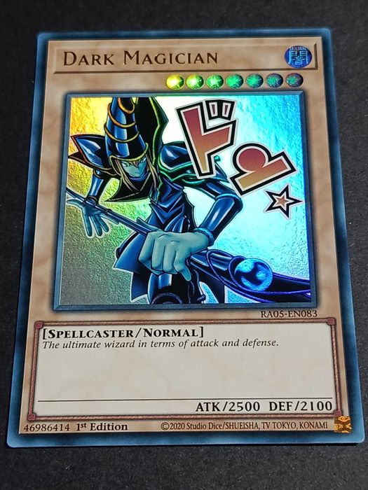 *Novo Set* Yu-Gi-Oh! 1.ª Edição 'Dark Magician' (V.1 - Stramped Ultra Rare) - RA05-083 - Rarity Collection 5 - Carta de 2026