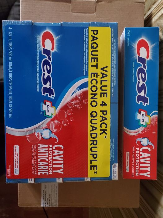 Зубна паста Crest  Cavity protection 161г = 125ml. Велика пачка.