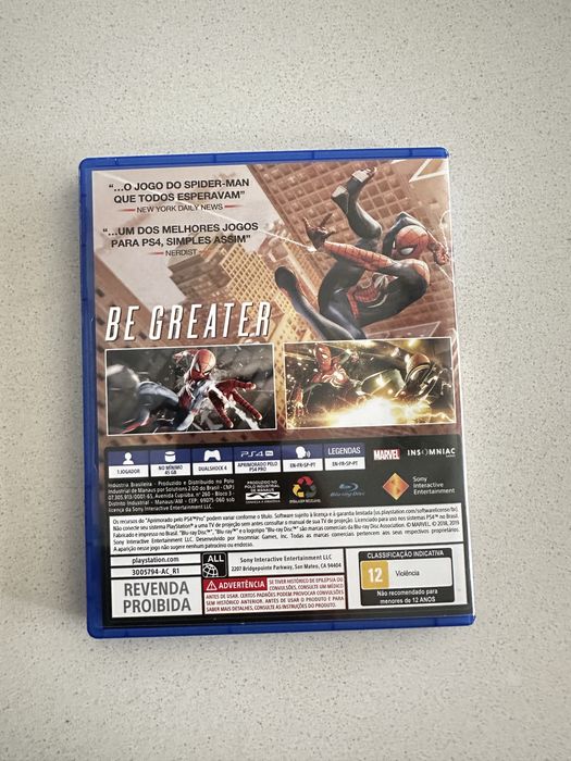 Spider man para ps4