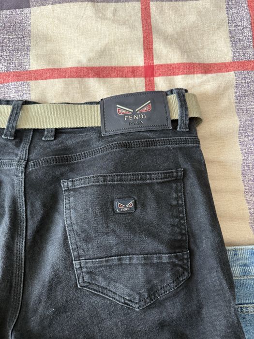 Slim Fit jeans Fendi monster eyes