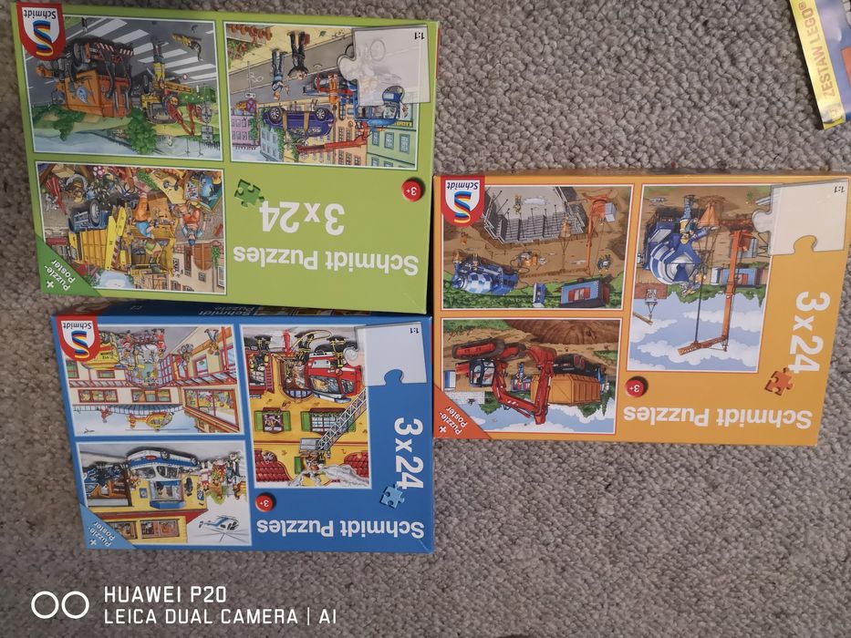 Schmidt puzzle 3x pojazdy, budowa