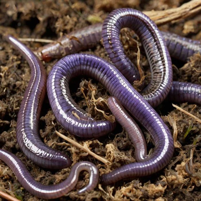 [MINHOCAS PESCA] Minhoca Violeta do Himalaia [MINHOCAS GRANDES]