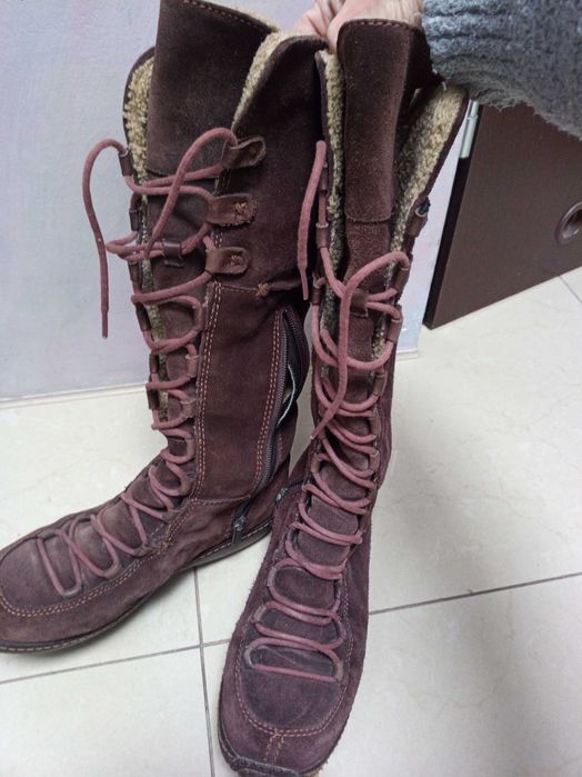 kozaki skórzane Timberland