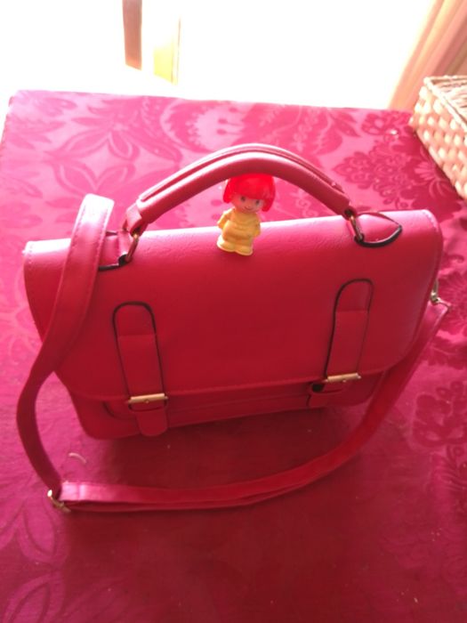 Mala cor de rosa da Vizinha Menina-8E - Boneco Menina Rosa-2E Desde 2E