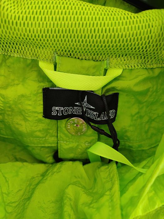 Парка STONE ISLAND 40426 Short Parka Nylon Metal Waffle Print Green