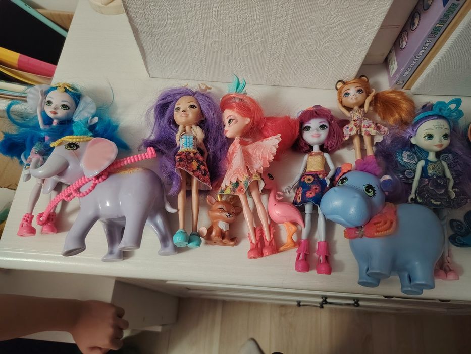 Domek enchantimals z lalkami Duży Zestaw