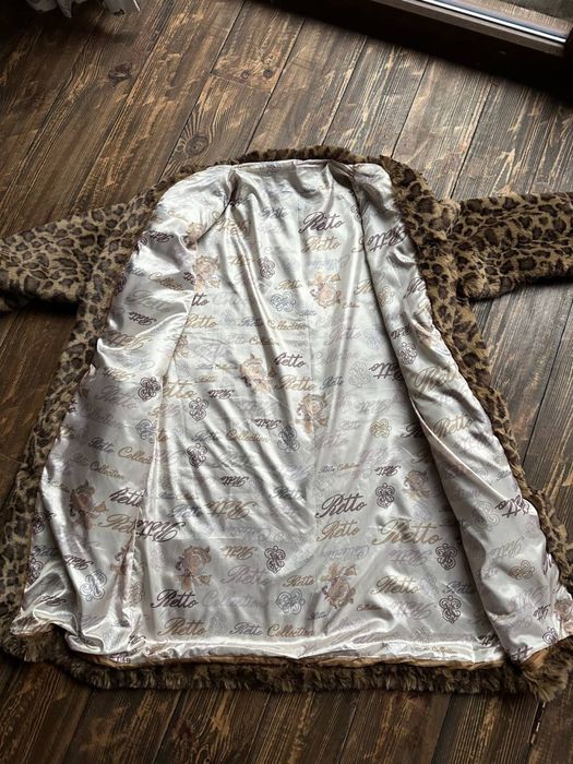 Шикарна леопардова еко шуба