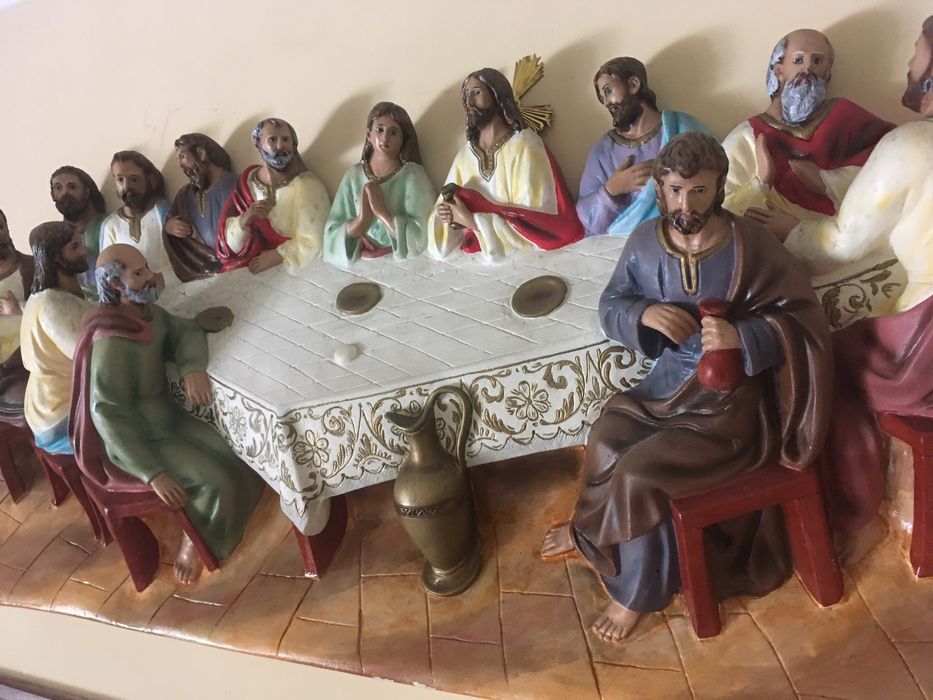 OPORTUNIDADE Quadro antigo em 3D Ultima Ceia