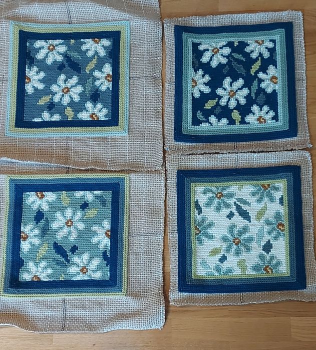 Telas em Arraiolos para quadros