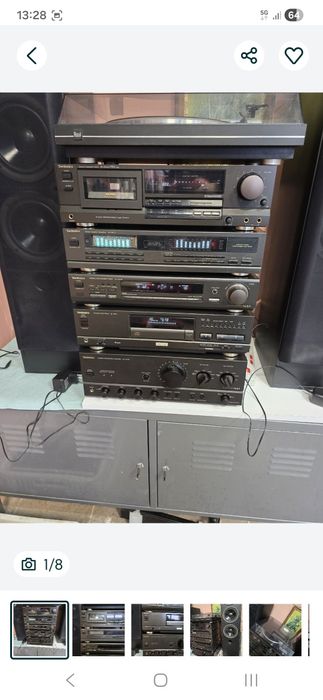 Sprzedam wieżę  technics  z kolumnami