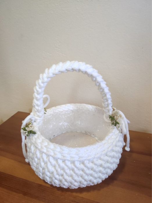 Koszyczek na szydełku
