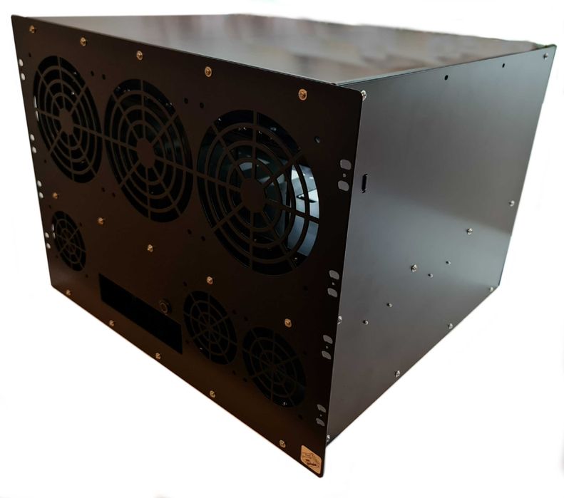Obudowa RACK do szafy 19 cali, HOME LAB , KRYPTO , AI, 6 x GPU, 2x PSU