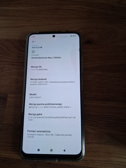Redmi note 12 smartfon