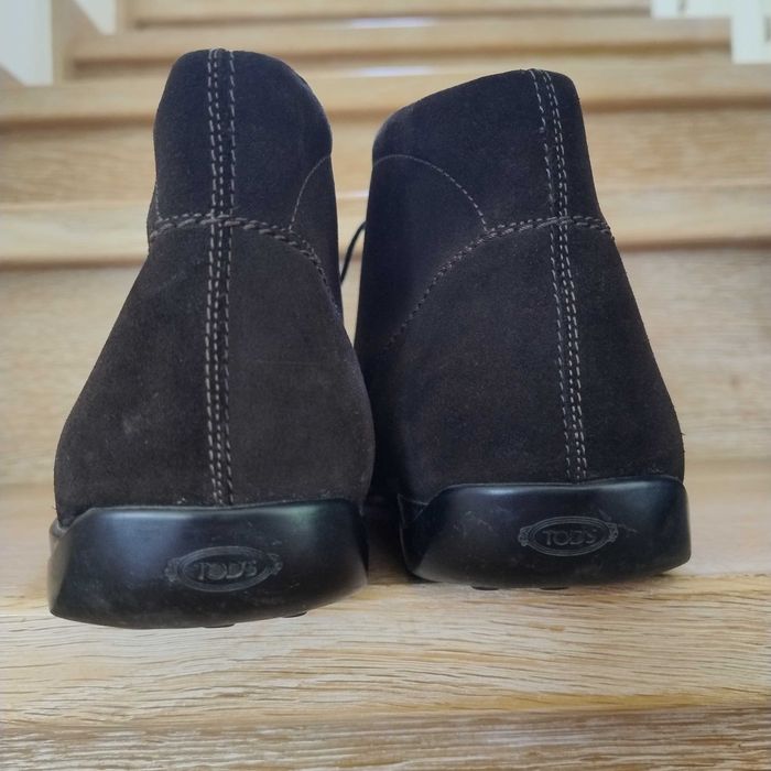 TOD'S męskie trzewiki za kostkę, zamszowe r. 11 (45)