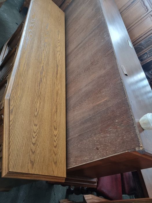 komoda dębowa witryna serwantka biblioteczka