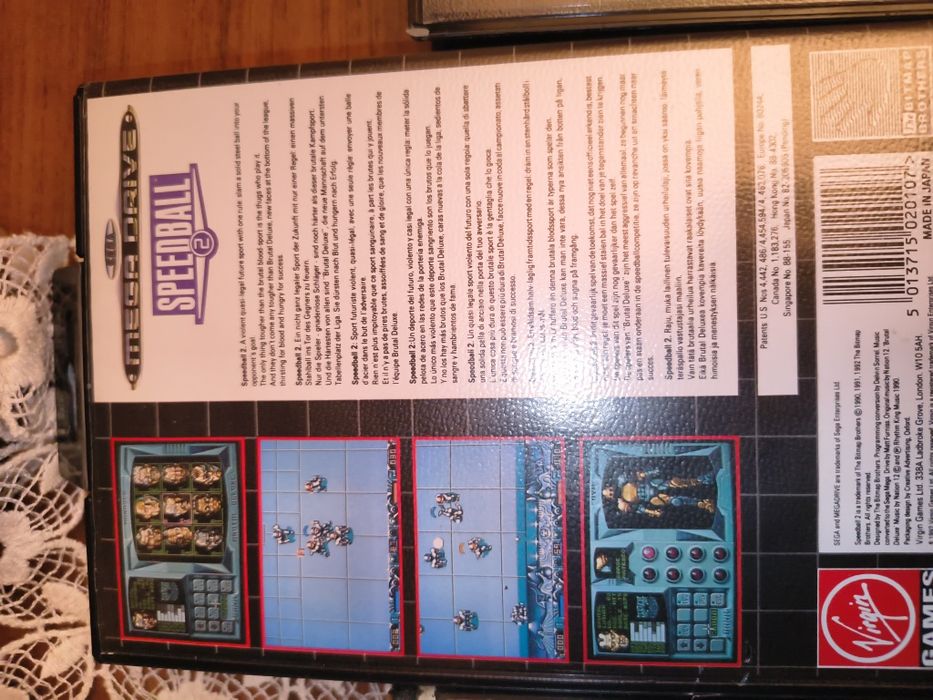 Sega mega drive // zestaw gier // Speedball 2, Madden