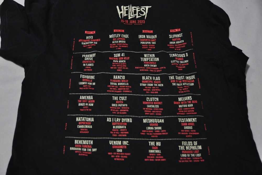 2x HELLFEST 2023 XL dwie koszulki tshirt męski heavy metal  i3v