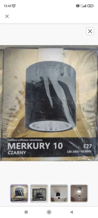 Oprawa sufitowa TUBA