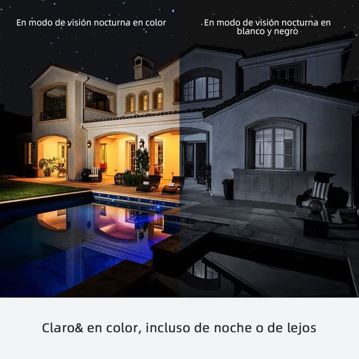 Camera Wi-Fi interior/exterior, bateria ou cabo