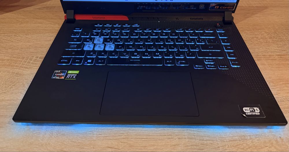 ASUS ROG Strix G15  15.6” 144Hz Ryzen 7 5800H / 32GB 3200 / 1 TB SSD/ RTX 3050 Ti/ Батарея 90W