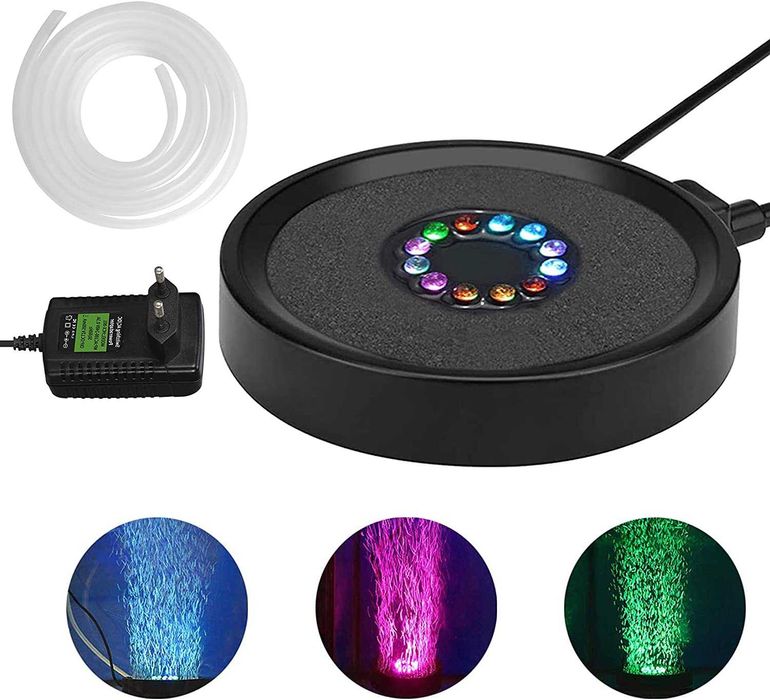 Bolhas de aquário e luzes submergíveis para aquário, Novo