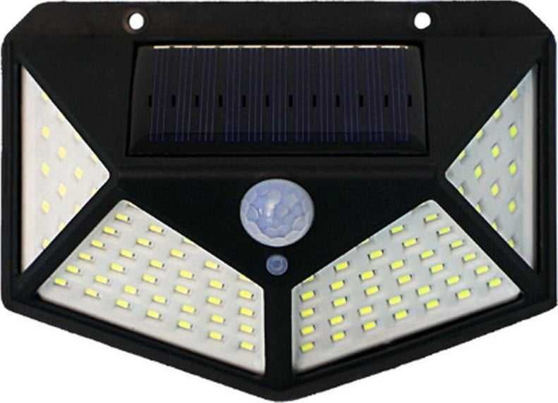 Naświetlacz Lampa  Solarna 100 LED Czujnik zmierzchu i ruchu