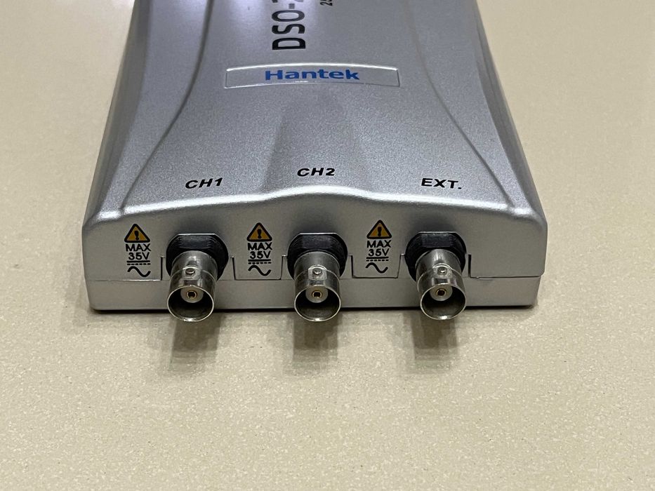 Oscyloskop Hantek DSO-2250 USB, pasmo 100 MHz - w idealnym stanie
