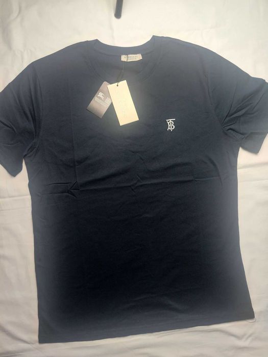 Koszulka shirt burberry czarna meska nowośc hit OUTLET znaczek mały