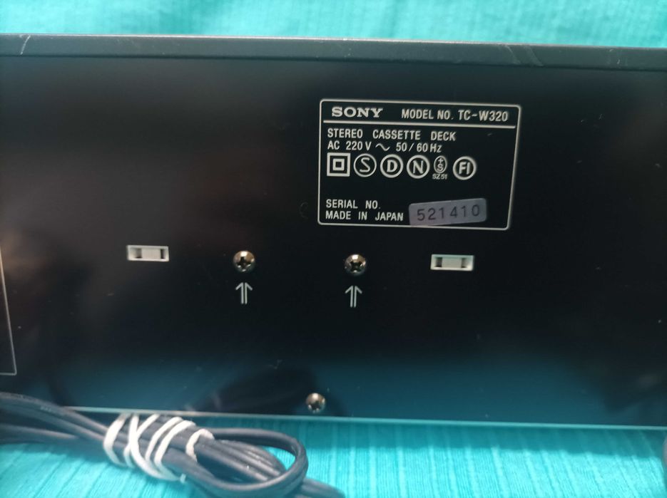 Leitor Gravador Sony TC-W320