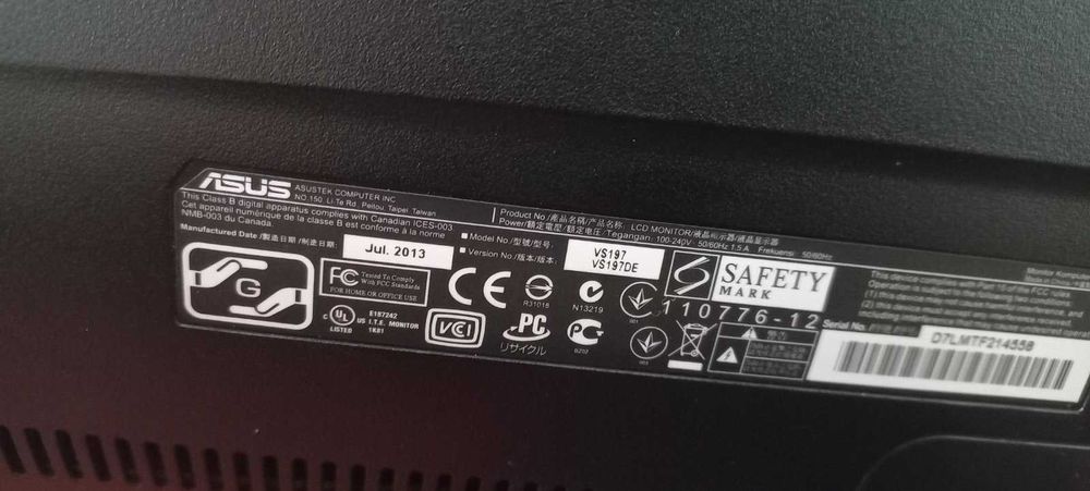 Монітор                  ASUS