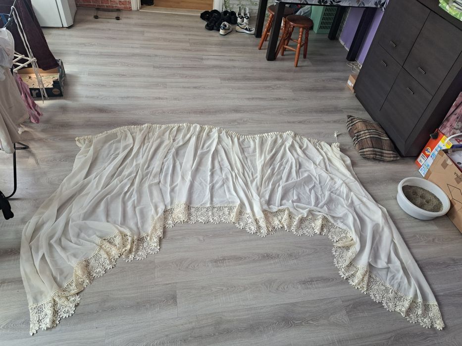 Firana na duże okno