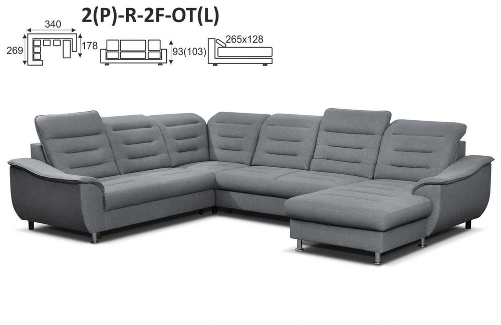 Narożnik Modułowy Bellagio -Dostawa Gratis