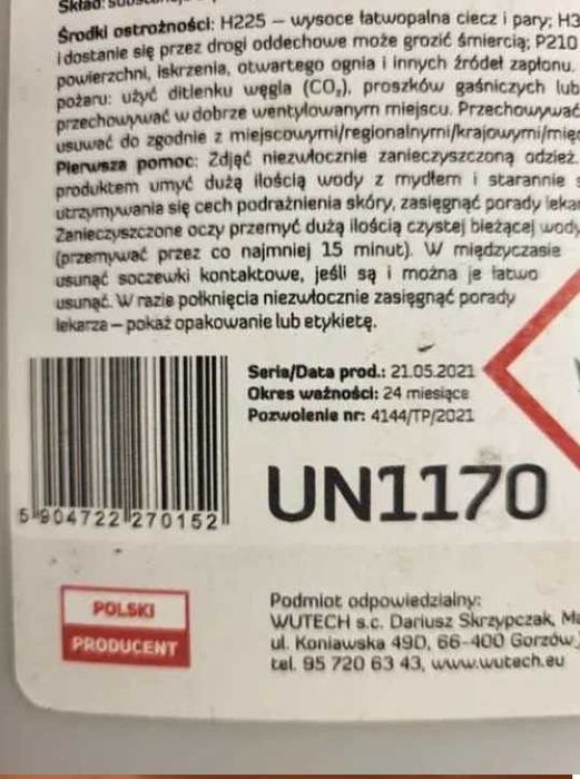 MASTERIO SURFACE 5L - płyn do dezynfekcji 70% alkoholu (etanol)