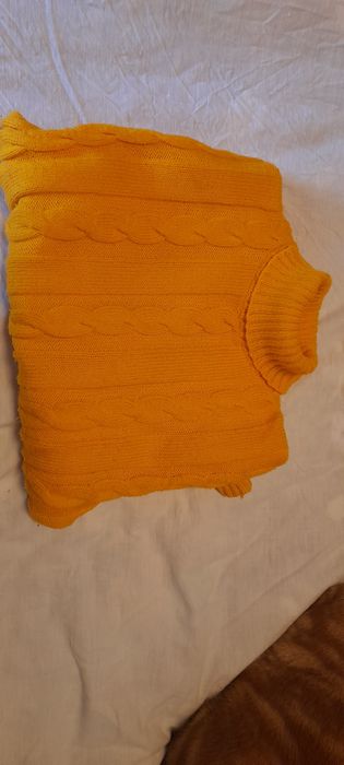 Caminsola de malha de gola alta