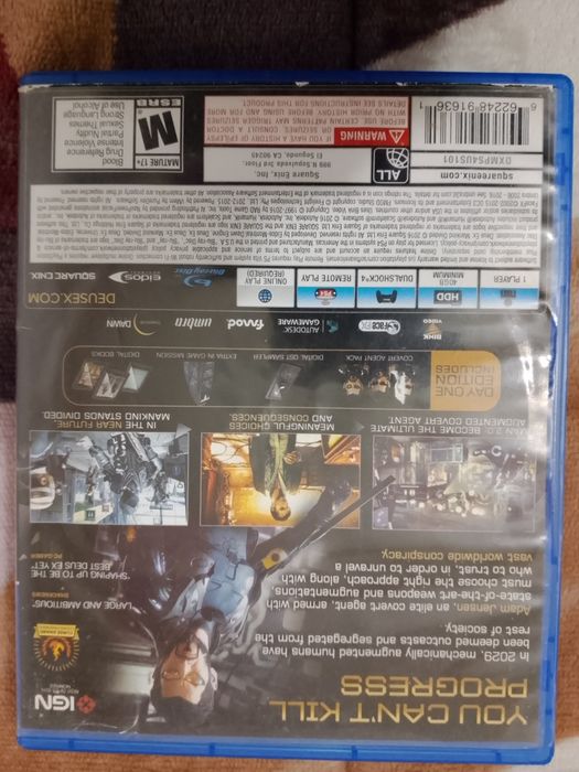 Jogo da PlayStation 4 Deus ex