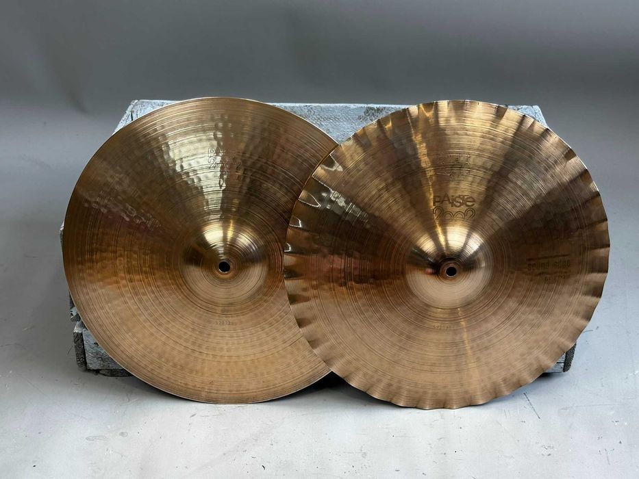Paiste 2002 Sound Edge Black Label Hi-Hat 15" Vintage - Bonham 1975' - 1140/1117g.