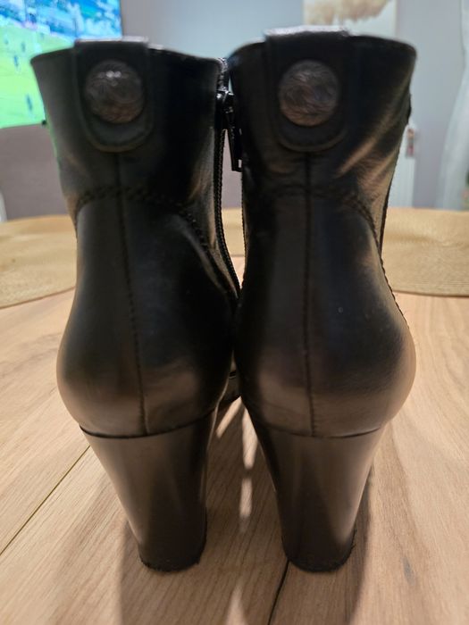 Botki 5th Avenue r.39 skóra naturalna