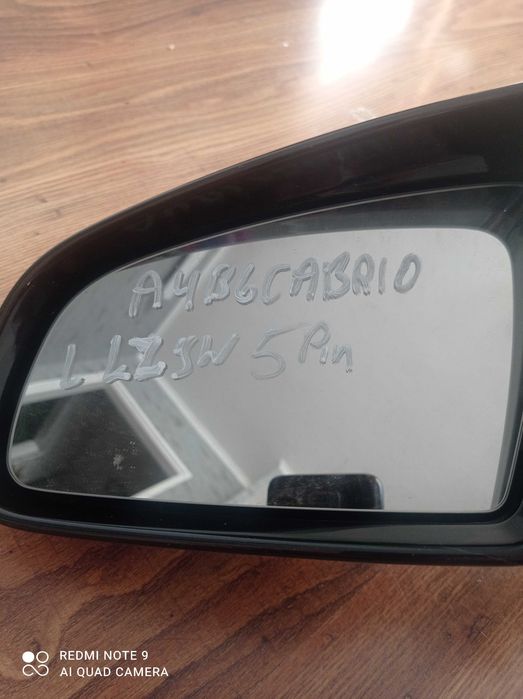 Lusterko lewe audi A4 B6 Cabrio