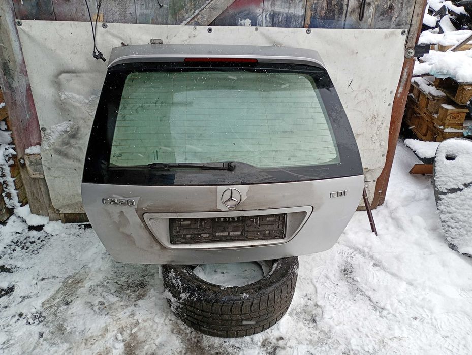 klapa mercedes w203 kombi srebrna prosta do malowania